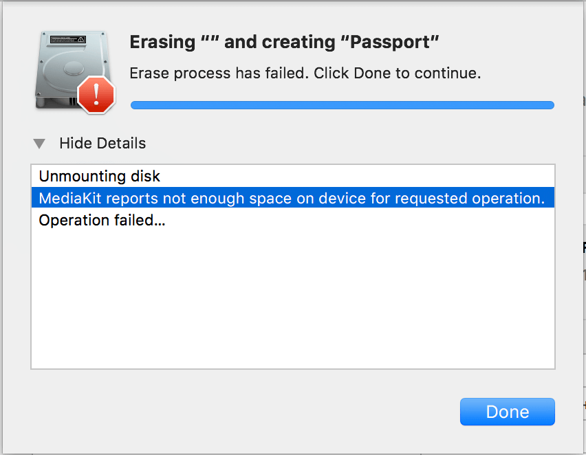 WD Drive Format